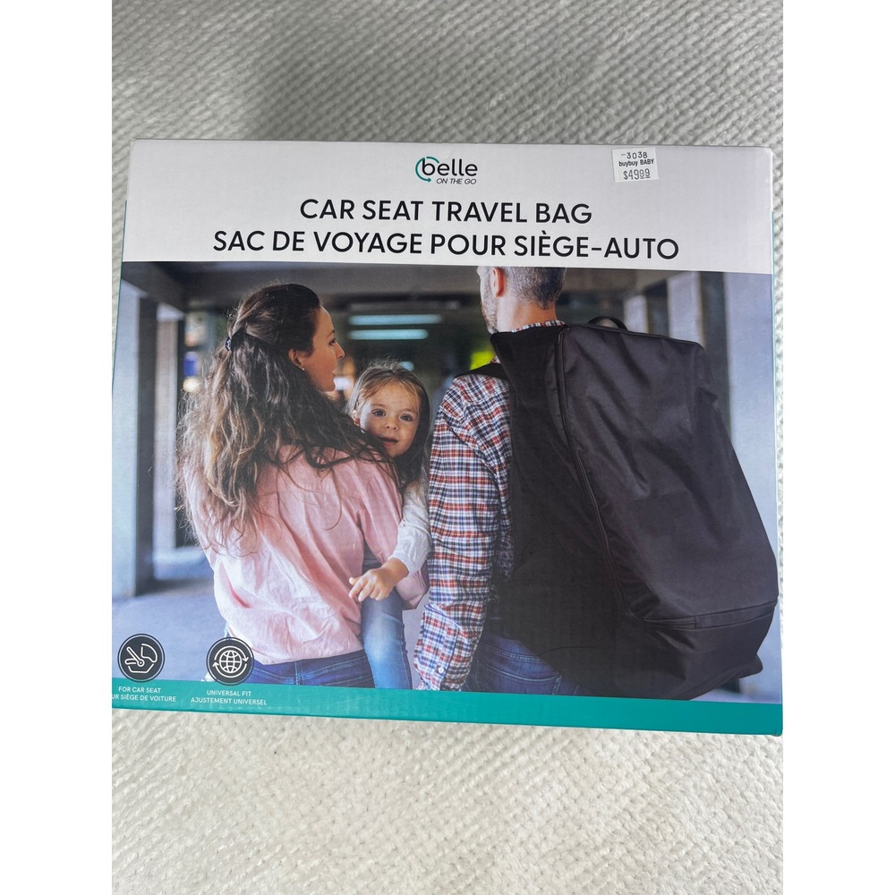 Belle on the Go Car Seat Travel Bag Sac de Voyage Pour‎ Siege Auto
